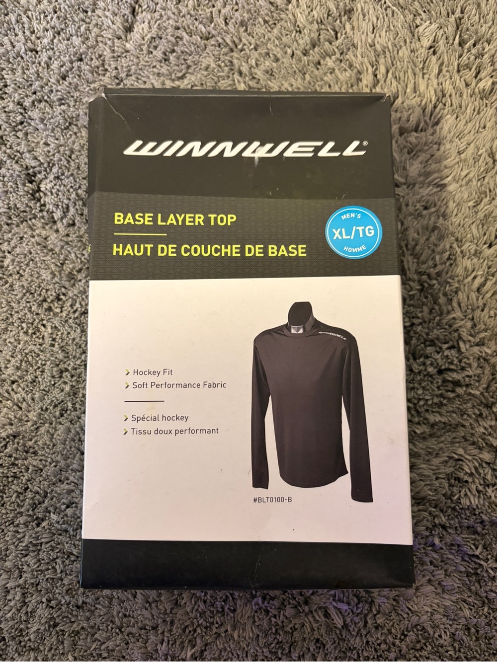 Winnwell Base Layer Hockey Fit Hockey Top Long Sleeve men’s XL